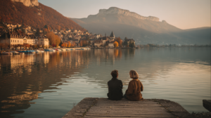 Annecy lac couple voyage romantique
