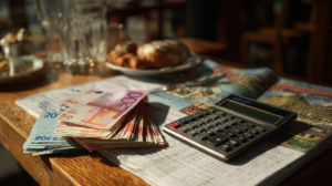 Budget week-end France calcul euros