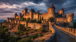Cité de Carcassonne utilisée pour le tournage des Visiteurs