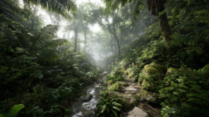 Forêt tropicale Guadeloupe randonnée