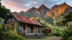 Gîte Mafate hébergement - Case créole montagne cirque