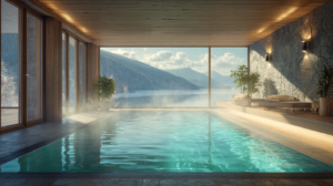 Spa intérieur hôtel luxe Forêt-Noire