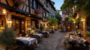 restaurant façade village neuf alsace