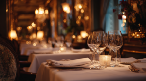 restaurant gastronomique village neuf décoration